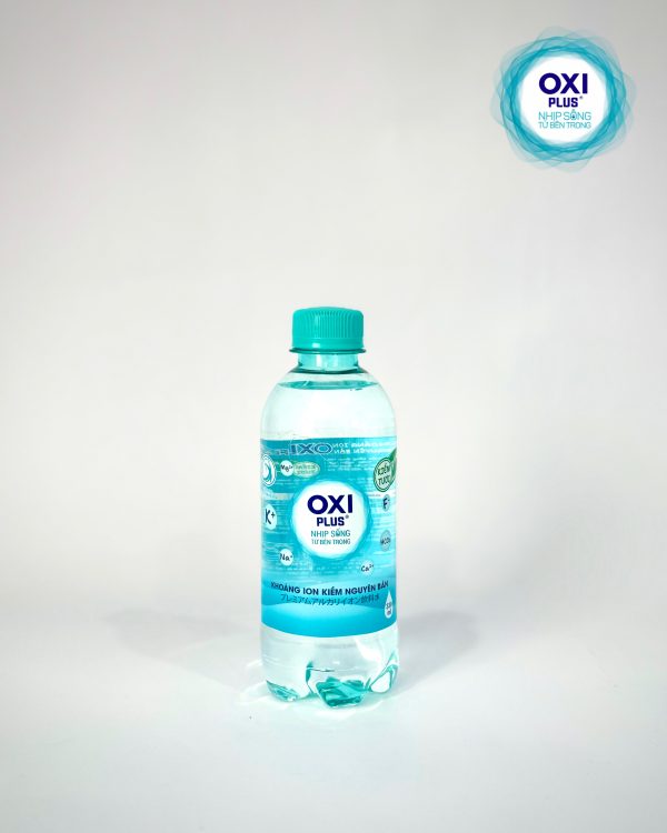 NƯỚC KHOÁNG ION KIỀM NGUYÊN BẢN OXI PLUS pH 9.5 - 330ml -  thùng 24 chai