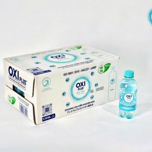NƯỚC KHOÁNG ION KIỀM NGUYÊN BẢN OXI PLUS pH 9.5 - 330ml -  thùng 24 chai