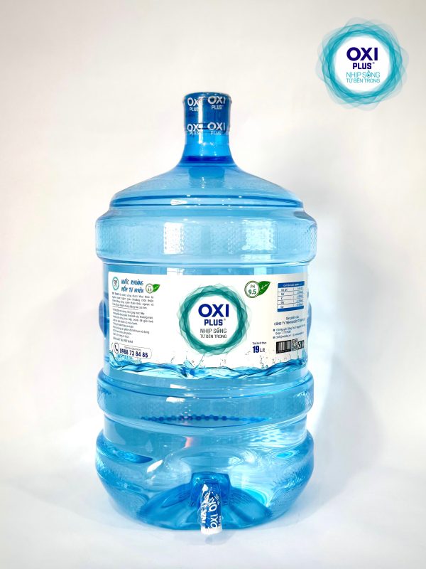 NƯỚC KHOÁNG ION KIỀM NGUYÊN BẢN OXI PLUS - pH 9.5 - Bình 19L