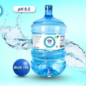 NƯỚC KHOÁNG ION KIỀM NGUYÊN BẢN OXI PLUS - pH 9.5 - Bình 19L