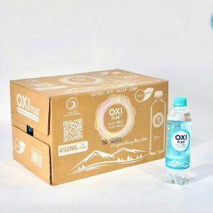 NƯỚC KHOÁNG KIỀM NGUYÊN BẢN OXI PLUS pH 8.0 - 450ml - Thùng 24 chai