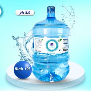 NƯỚC KHOÁNG KIỀM OXI PLUS NGUYÊN BẢN - pH 8.0 - Bình 19L